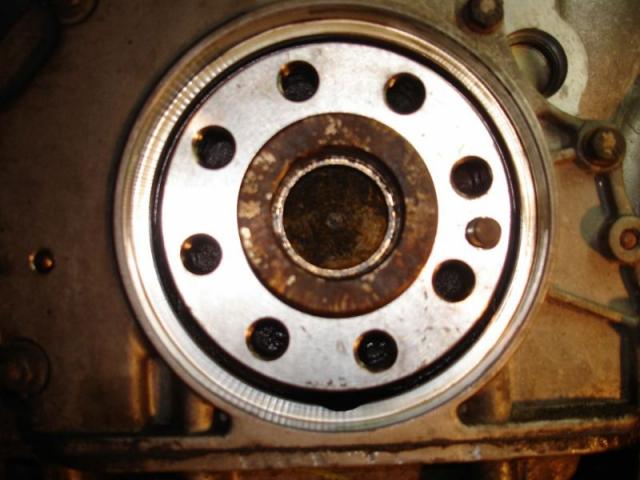 Die Kurbelwelle ohne Simmerring